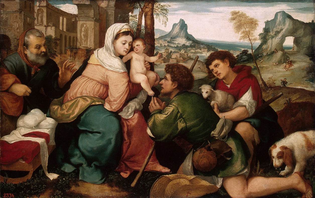 Adoration of the Shepherds by BONIFACIO VERONESE