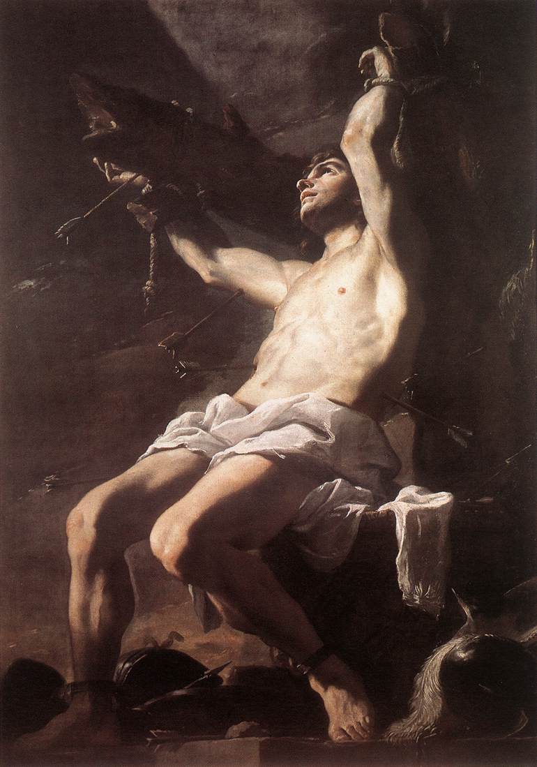 St Sebastian by PRETI, Mattia