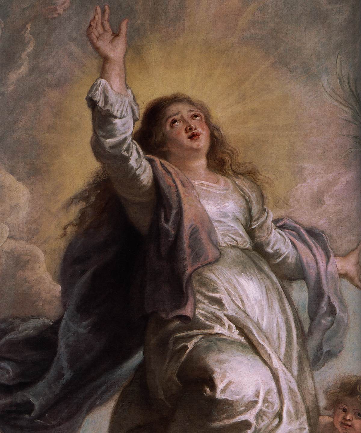 Assumption of the Virgin (detail) by RUBENS, Peter Paul