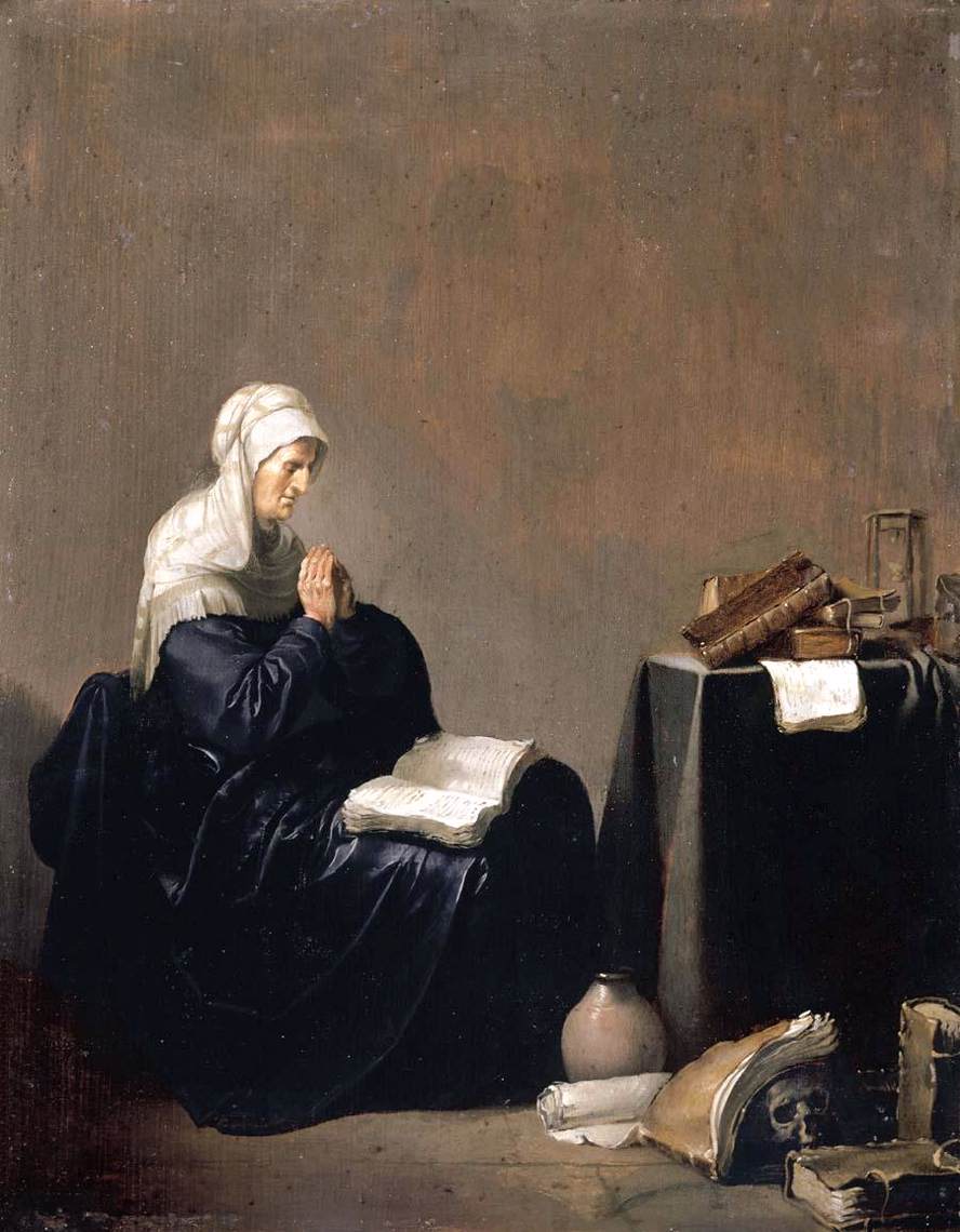 A Woman Praying by POORTER, Willem de