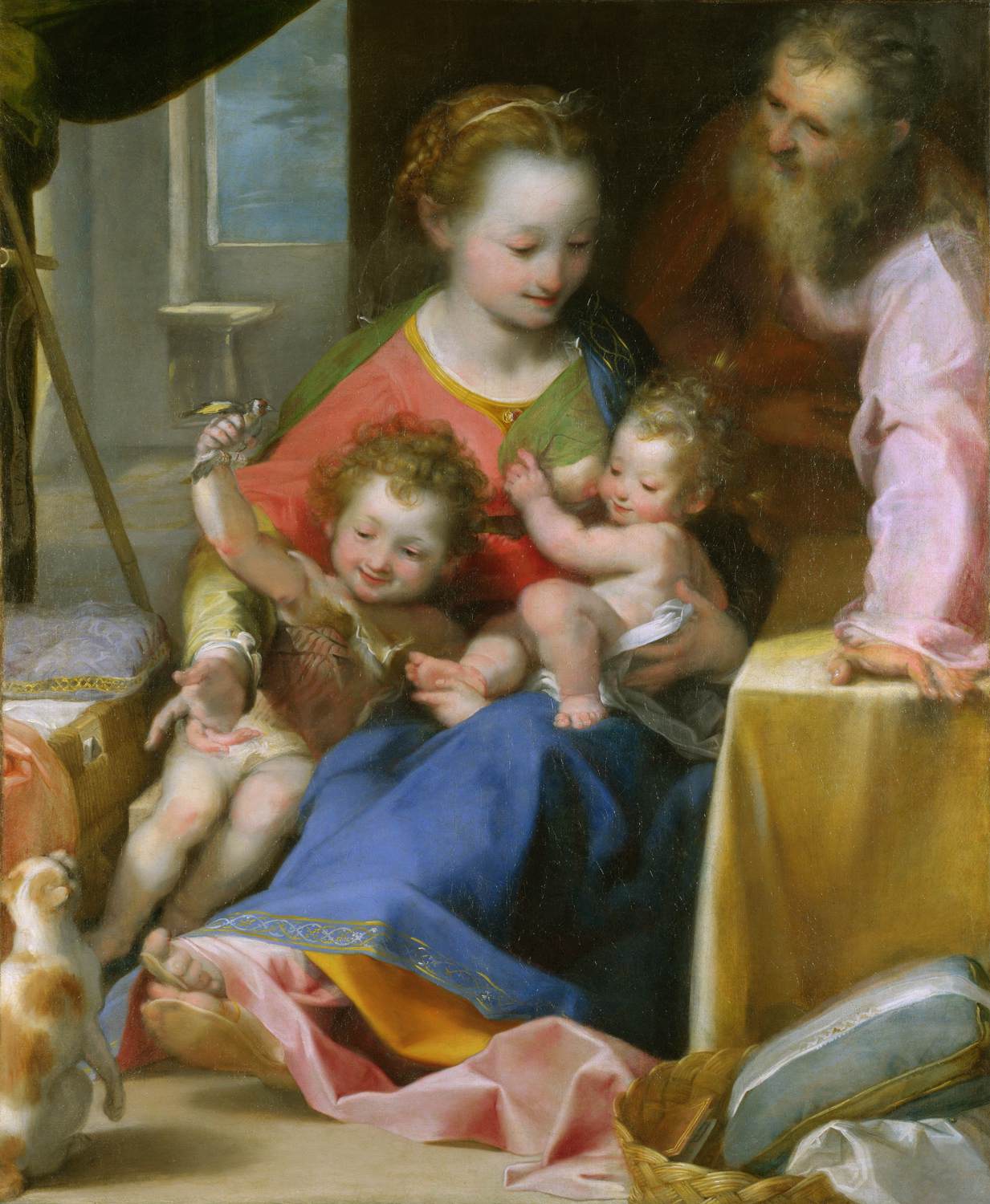 La Madonna del Gatto by BAROCCI, Federico Fiori