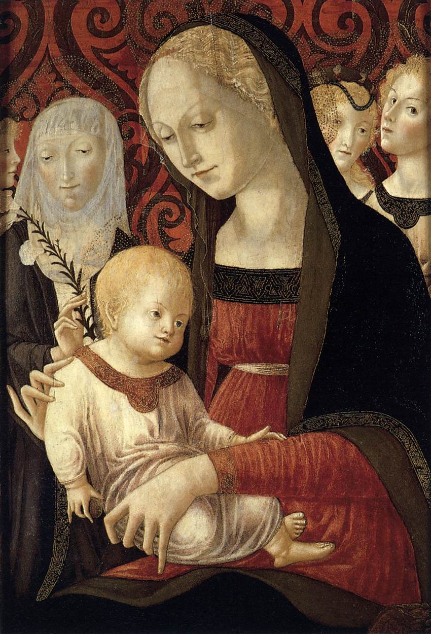 Virgin and Child with St Catherine and Angels by