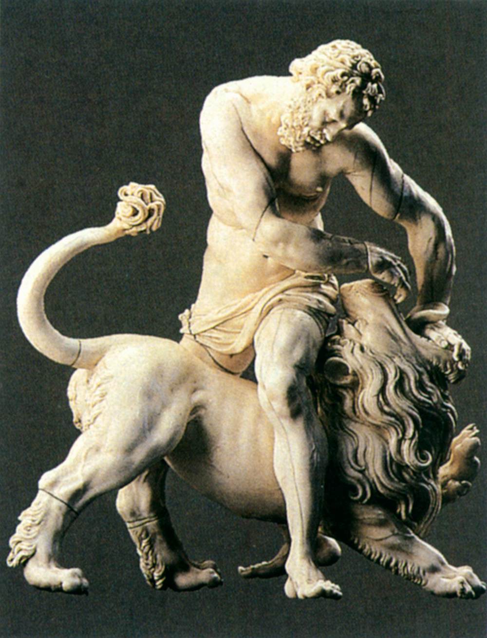 Hercules and the Nemean Lion by