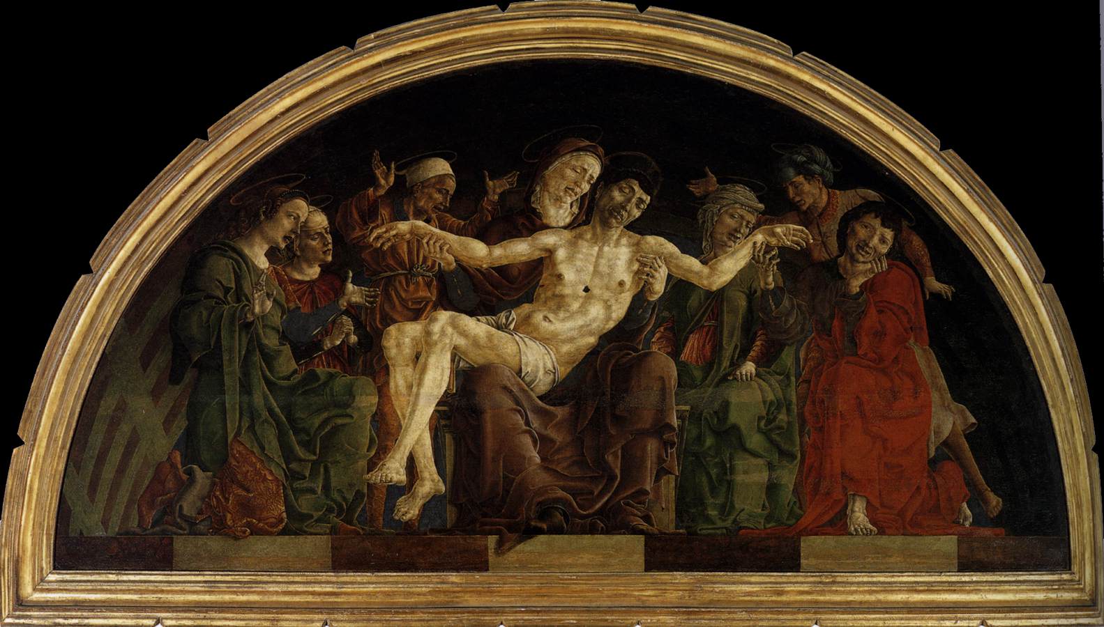 Pietà (panel from the Roverella Polyptych) by TURA, Cosmè