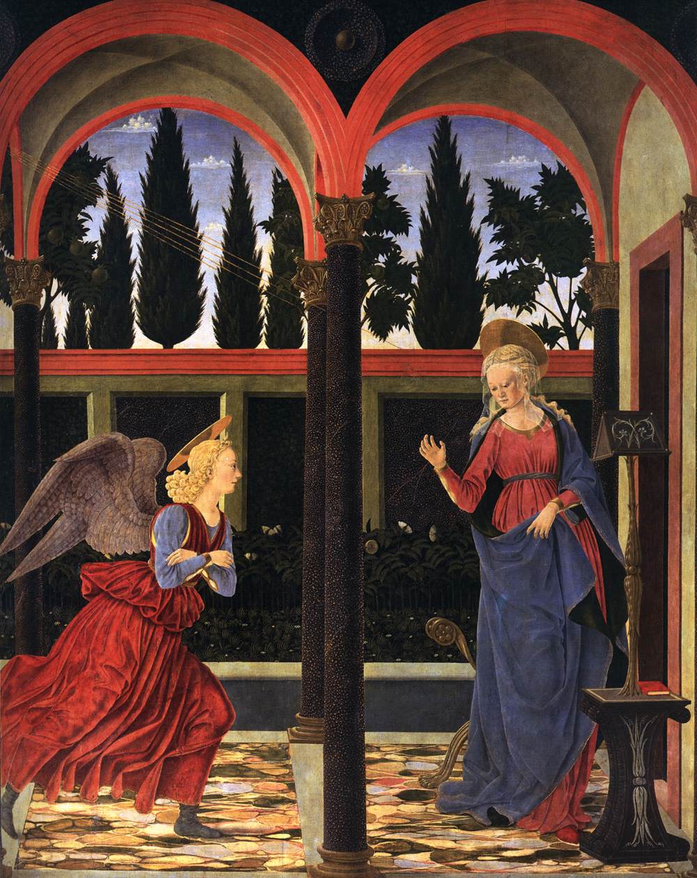 Annunciation by BALDOVINETTI, Alessio