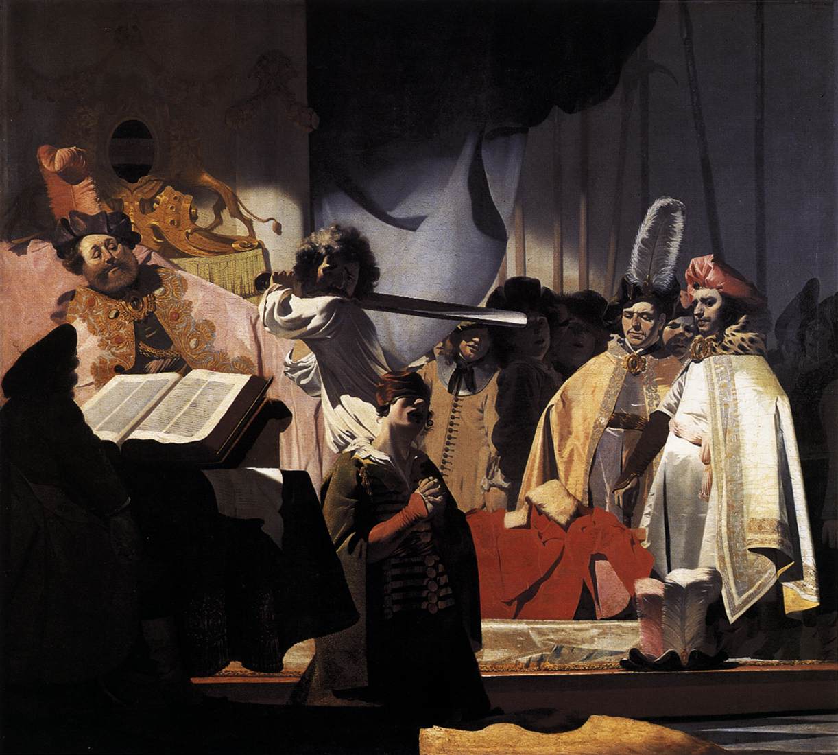 Count Willem III Presides over the Execution of the Dishonest Bailiff in 1336 by