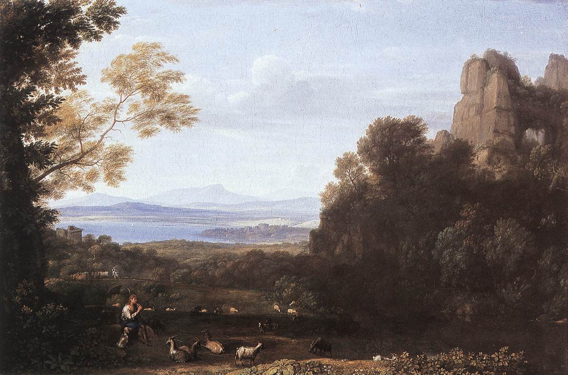 Landscape with Apollo and Mercury by