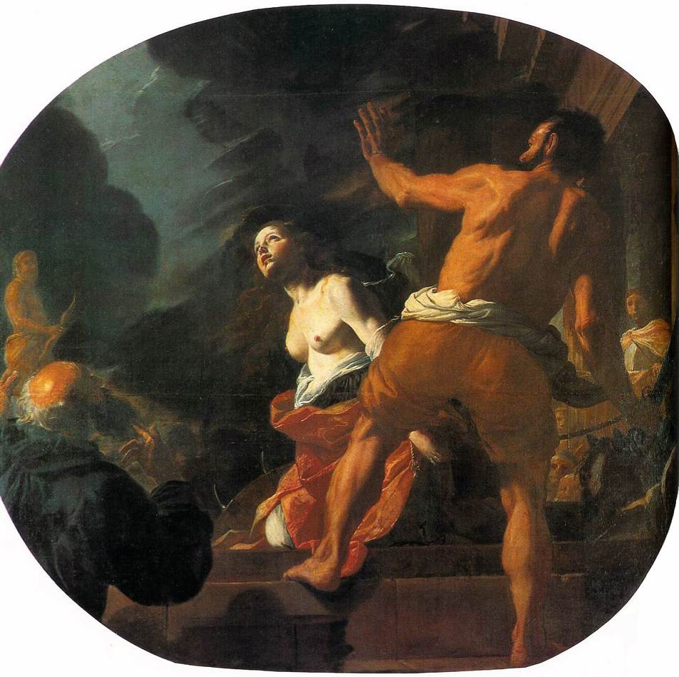 Beheading of St. Catherine by PRETI, Mattia