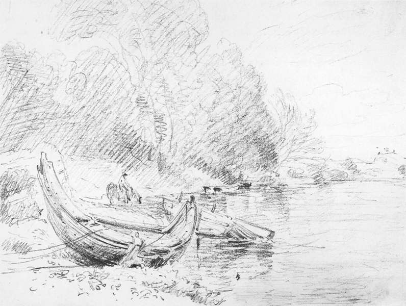 View on the River Severn at Worcester by CONSTABLE, John