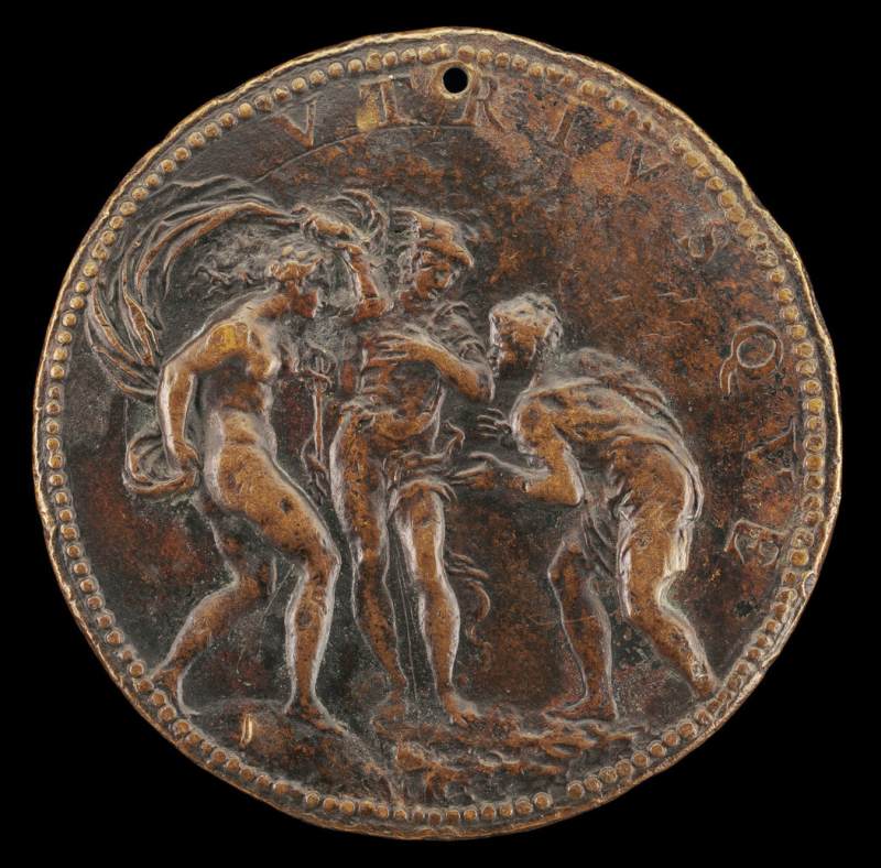 Lomazzo Presented to Mercury by Fortune (reverse) by FONTANA, Annibale