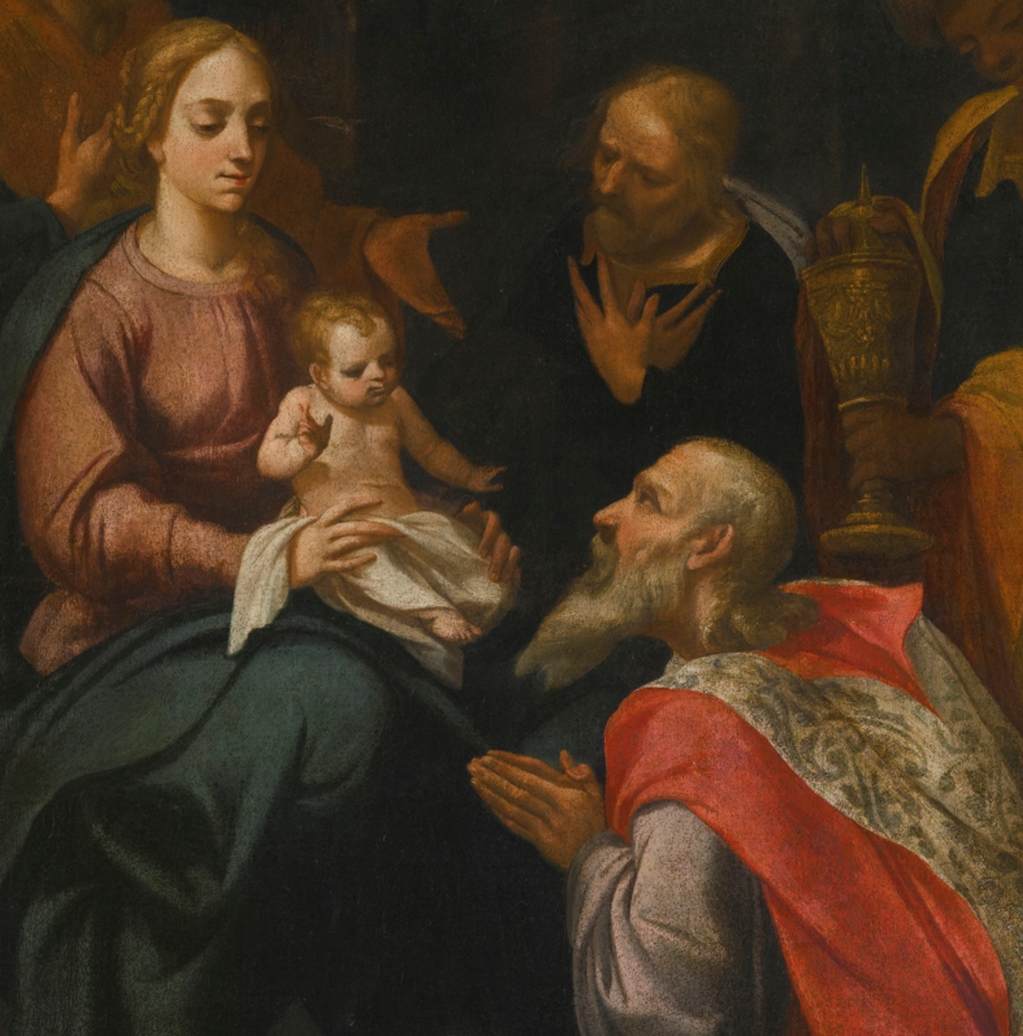 Adoration of the Magi (detail) by