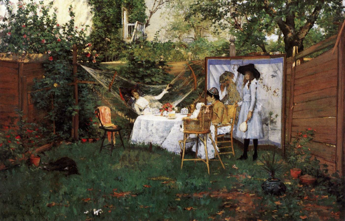 The Open Air Breakfast by CHASE, William Merritt