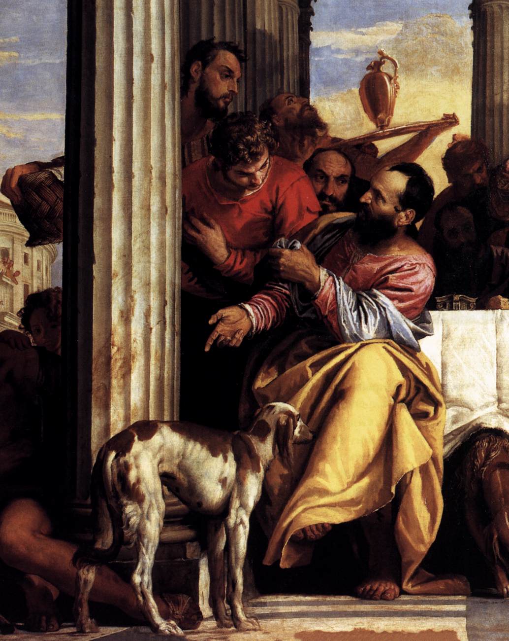 Feast in the House of Simon (detail) by