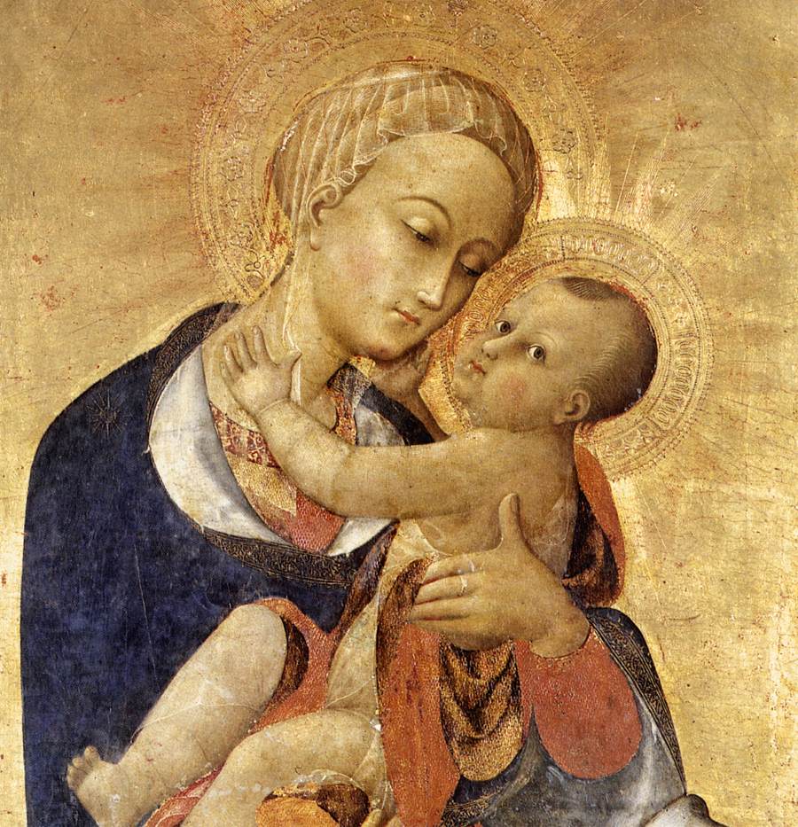 Virgin with Child and Four Saints (detail) by