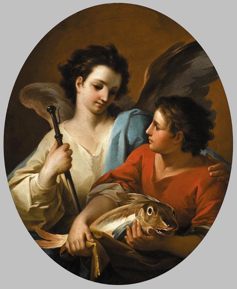 Tobias and the Angel by GIAQUINTO, Corrado