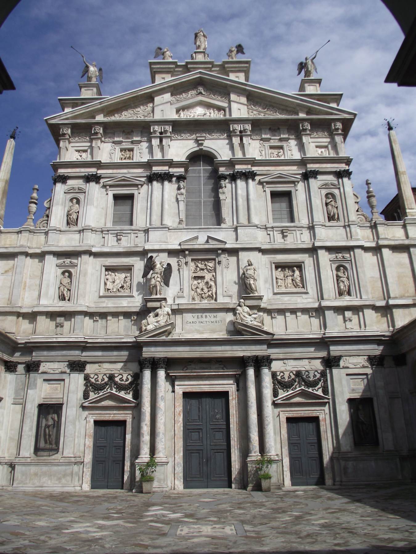 View of the façade by FONTANA, Annibale