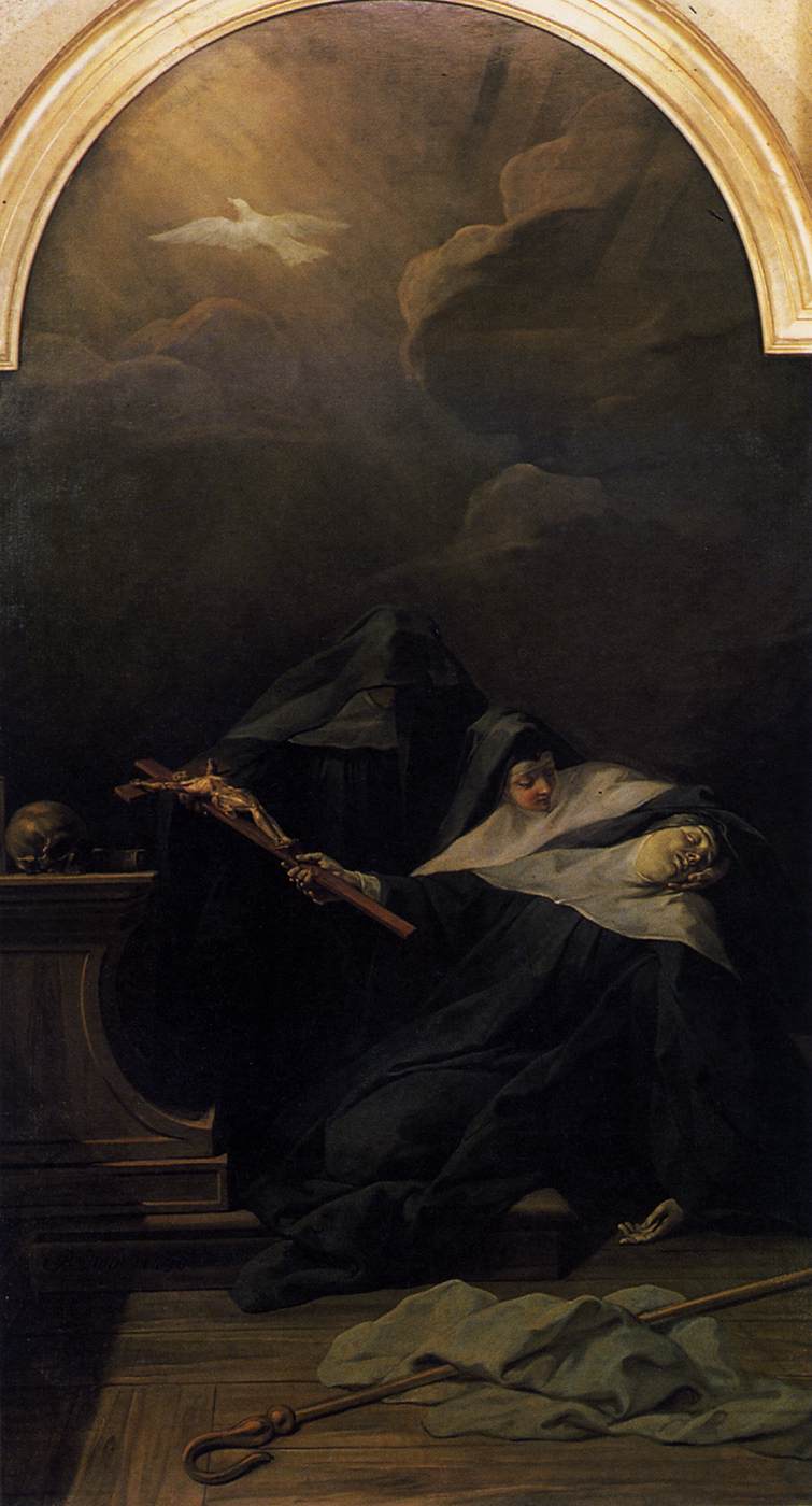 The Death of St Scholastica by RESTOUT, Jean II