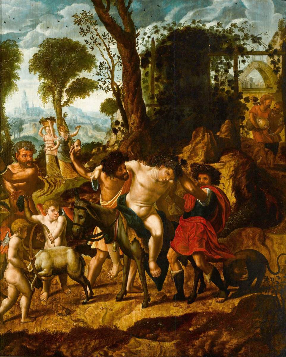 The Triumph of Silenus by SWART VAN GRONINGEN, Jan