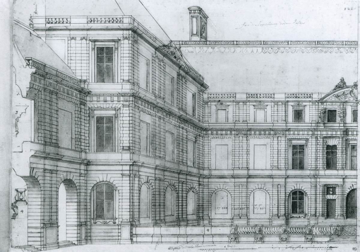 Elevation of the Palais du Luxembourg by