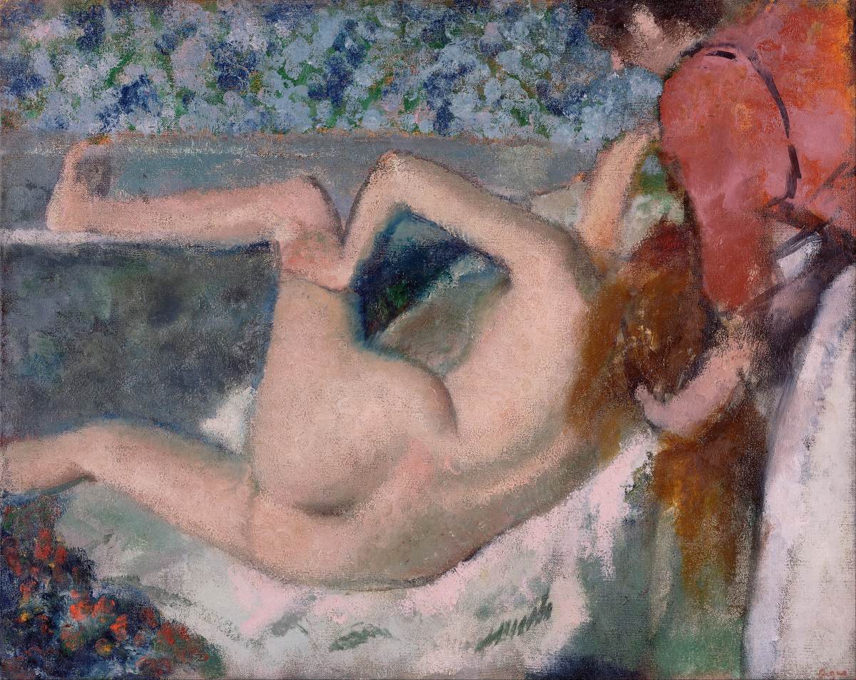 After the Bath by DEGAS, Edgar