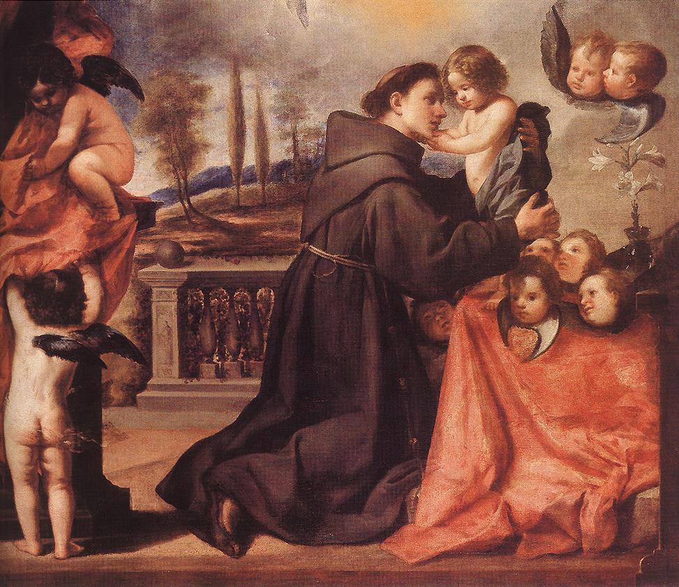 St Anthony of Padua with Christ Child by