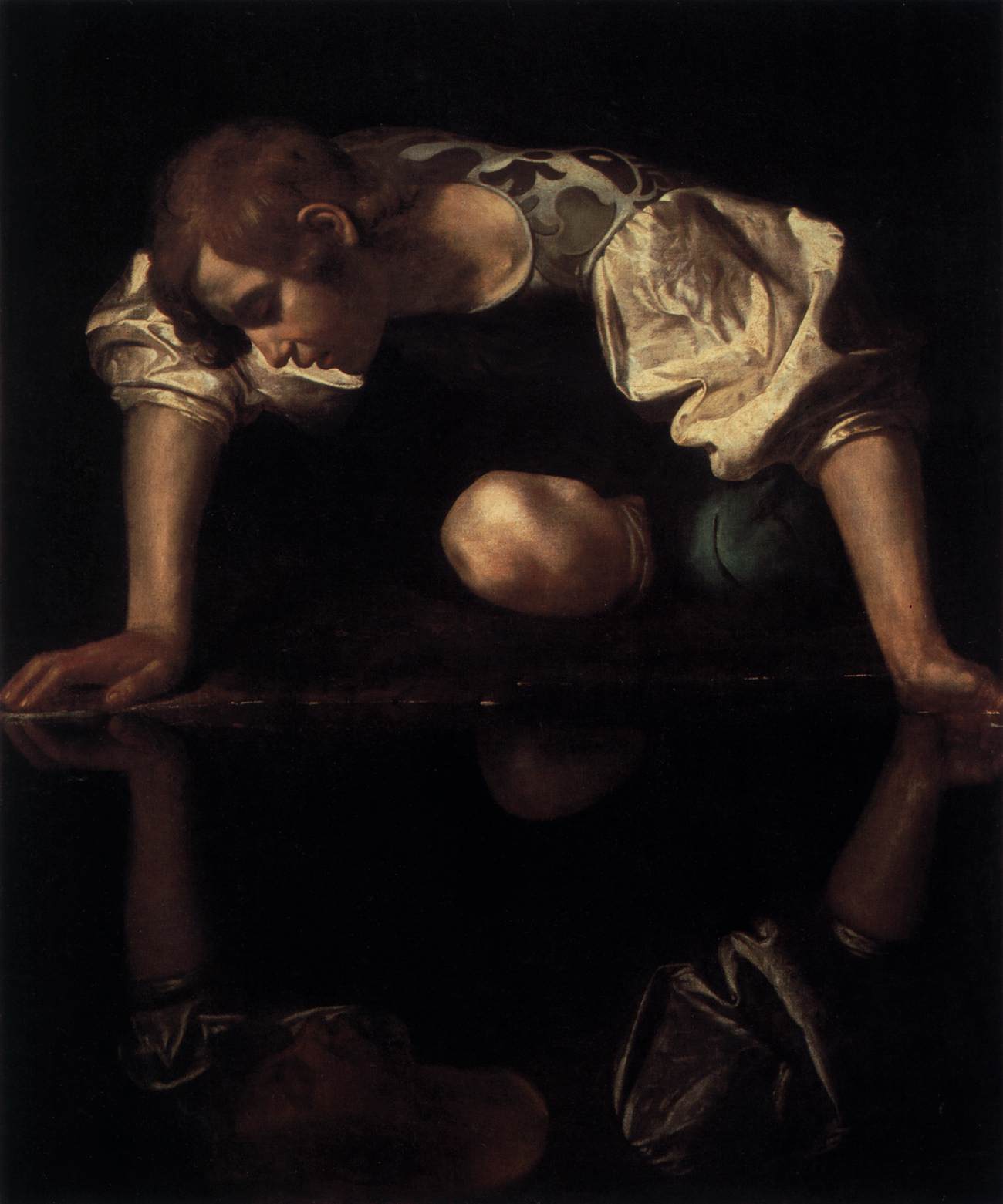 Narcissus by CARAVAGGIO