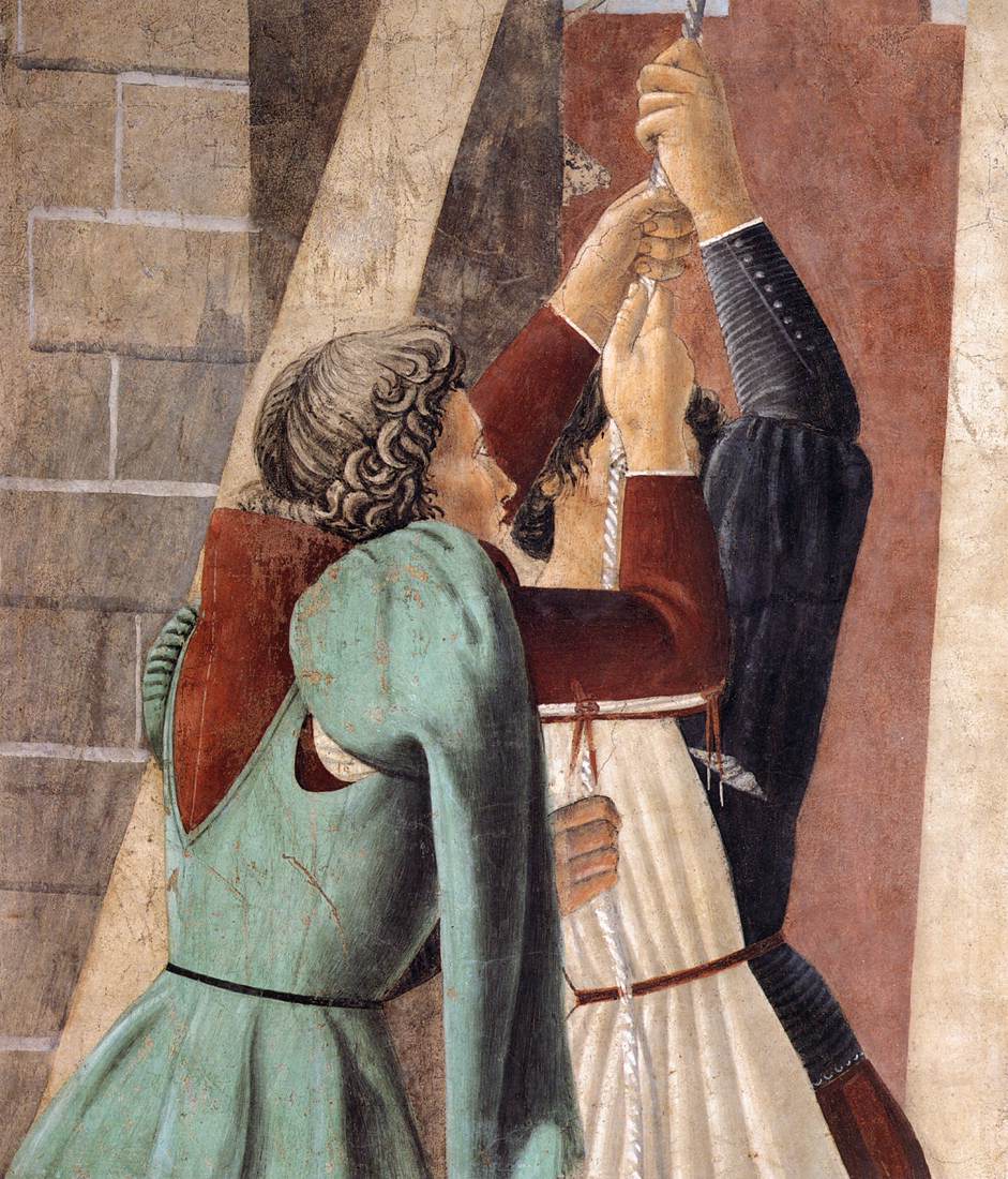 6. Torture of the Jew (detail) by PIERO DELLA FRANCESCA