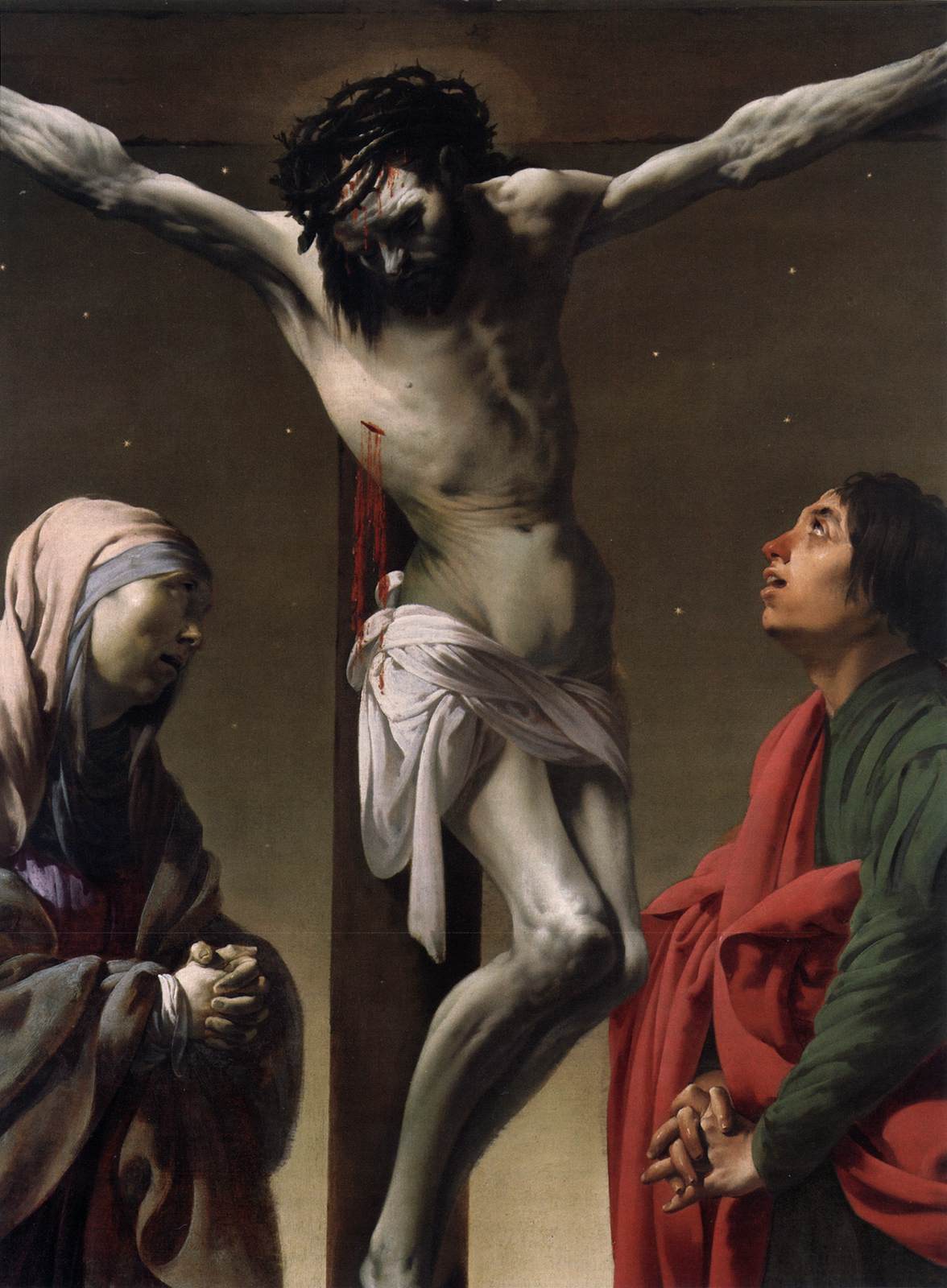 The Crucifixion with the Virgin and St John (detail) by TERBRUGGHEN, Hendrick