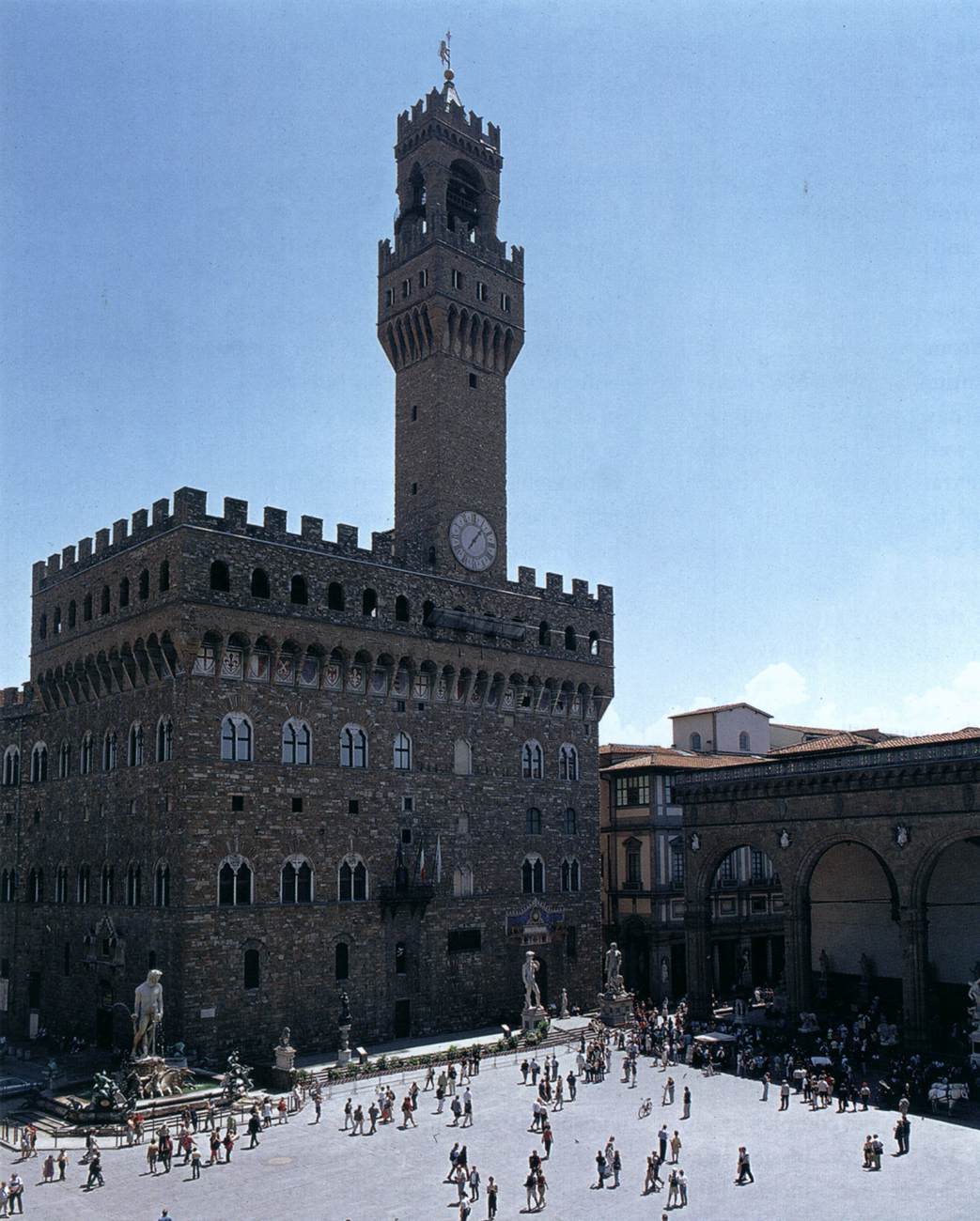 View of the Piazza della Signoria by ARNOLFO DI CAMBIO