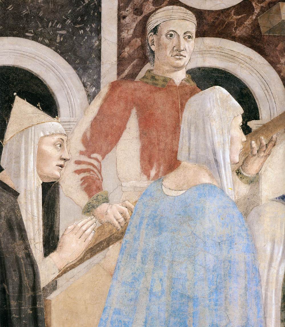 7b. Recognition of the True Cross (detail) by PIERO DELLA FRANCESCA