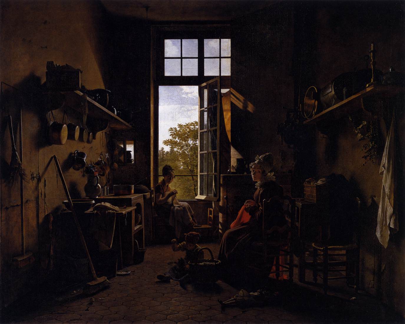 Interior of a Kitchen by DROLLING, Martin