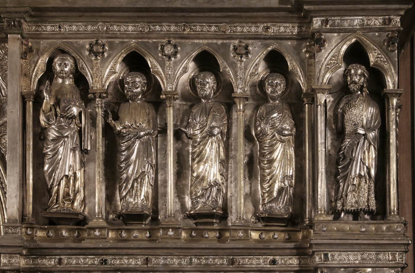 Silver Altar of St James (detail) by PIERO D'ARRIGO TEDESCO