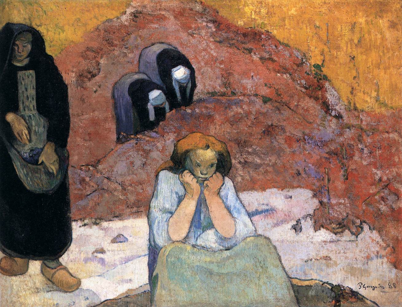 Grape Harvest at Arles (Human Anguish) by GAUGUIN, Paul