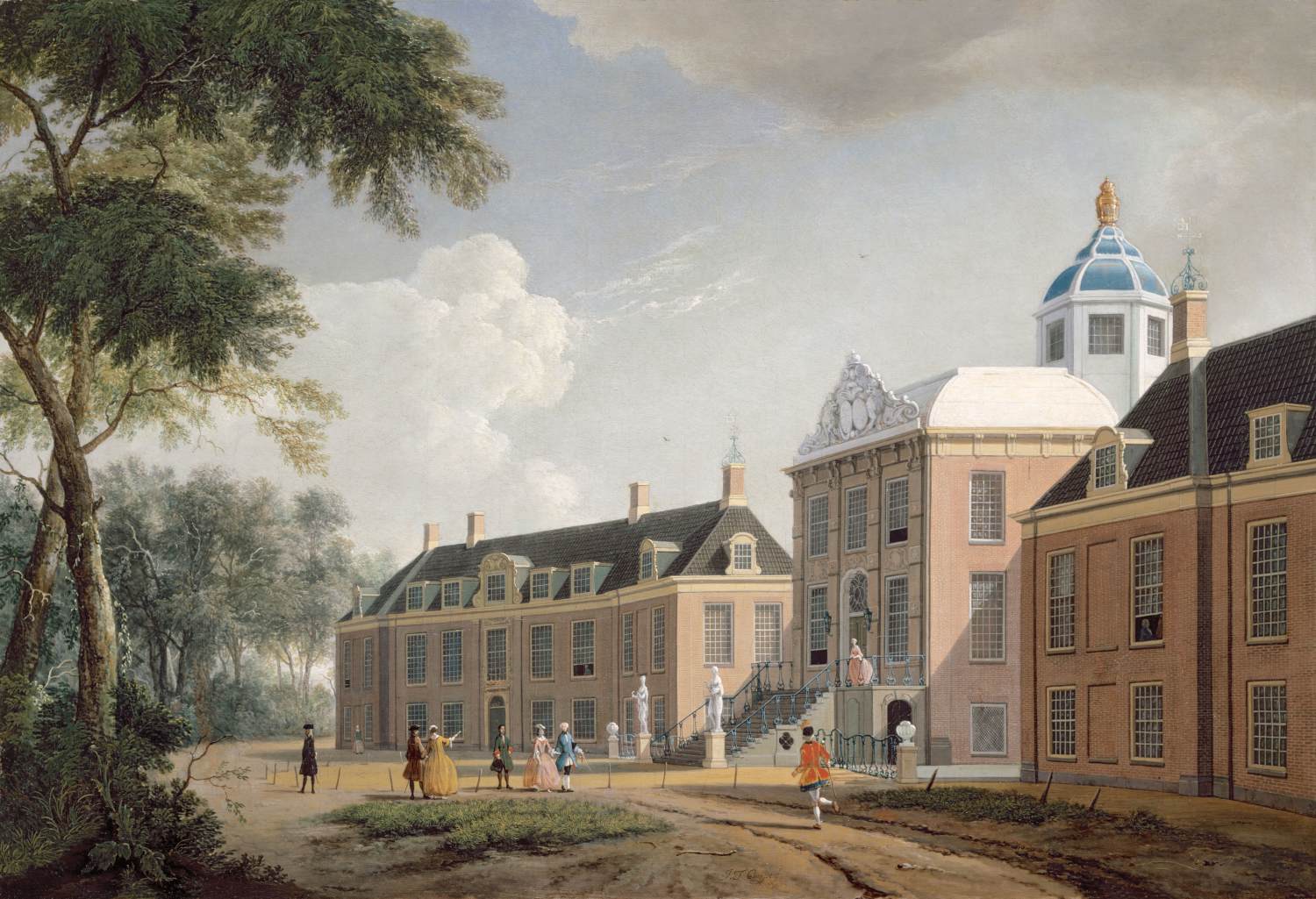 View of Huis ten Bosch Palace by COMPE, Jan ten