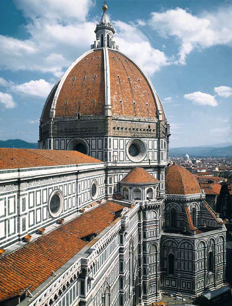 Dome of the Cathedral by BRUNELLESCHI, Filippo