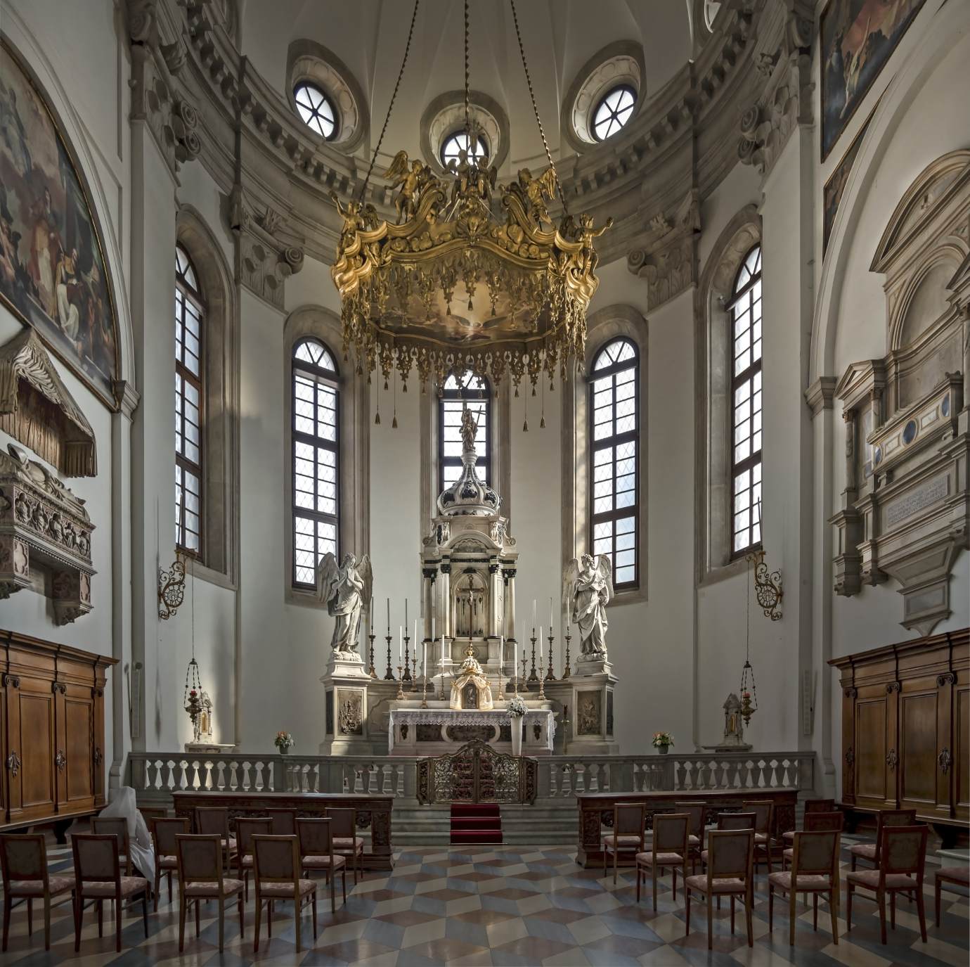 View of the Chapel of the Holy Sacrament by