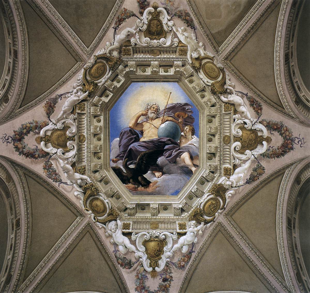 Ceiling painting by ALBANI, Francesco