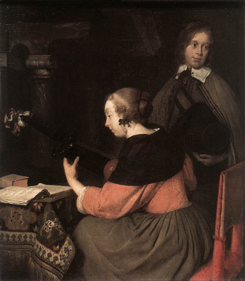 The Lute Player by TERBORCH, Gerard