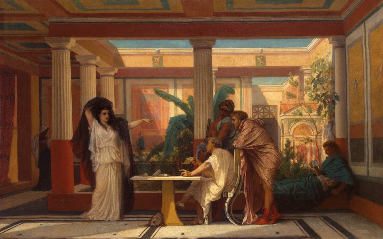 Theatrical Rehearsal in the House of an Ancient Rome Poet by BOULANGER, Gustave