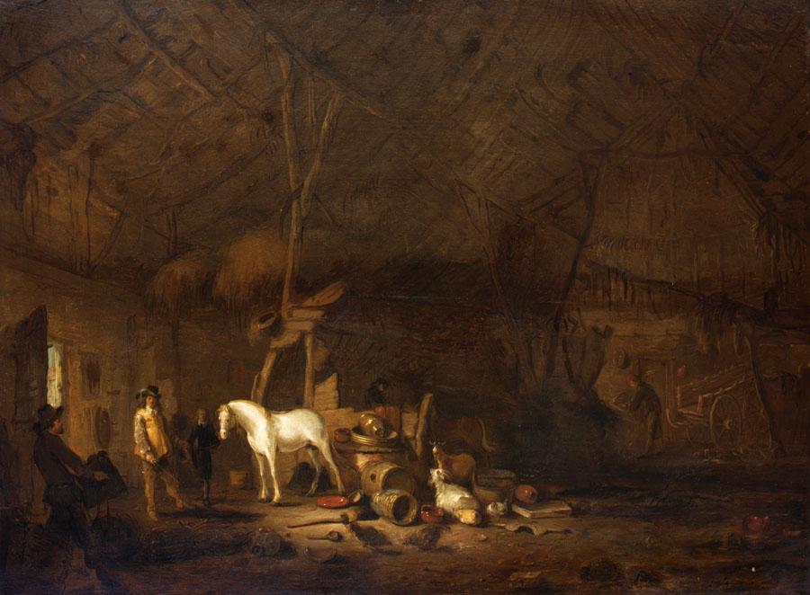 Barn Interior by POEL, Egbert van der