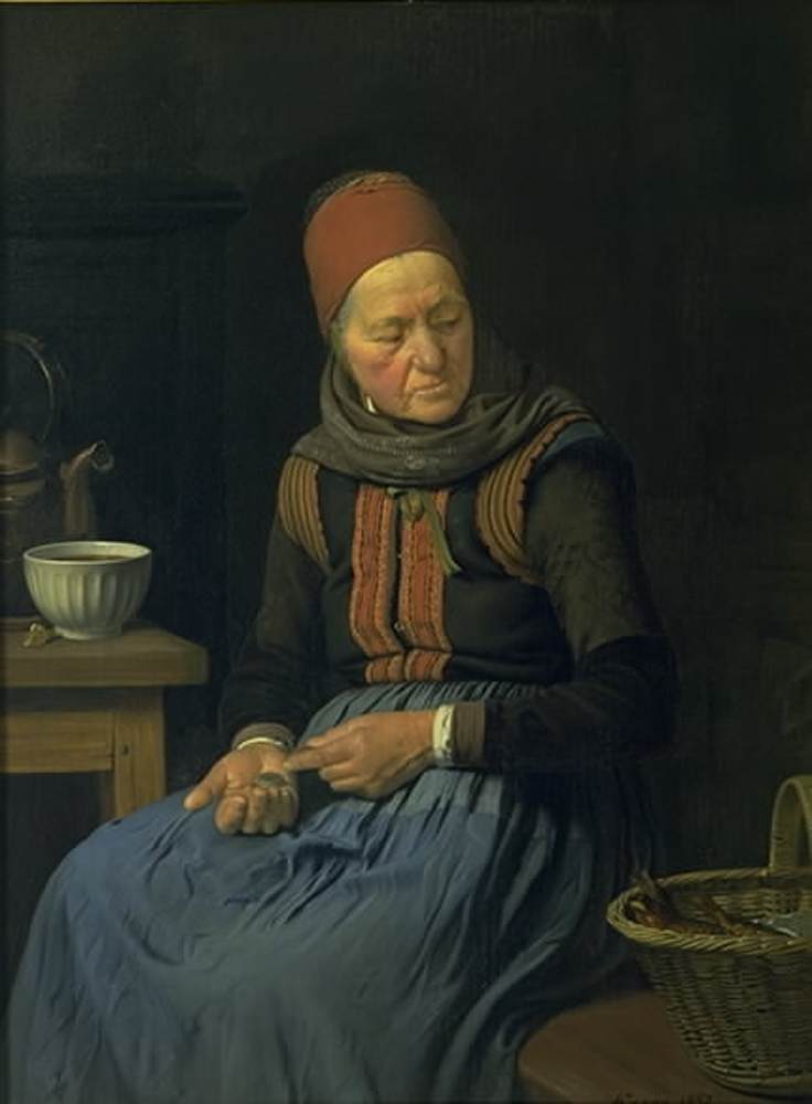 Woman from Amager by EXNER, Johan Julius