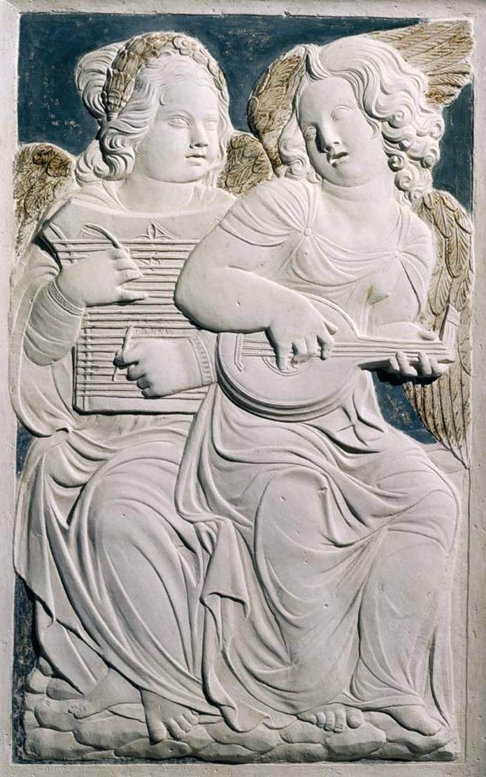 Musician angels by AGOSTINO DI DUCCIO