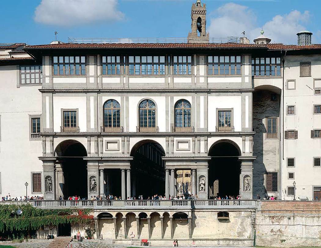 Façade on the Lungarno by VASARI, Giorgio