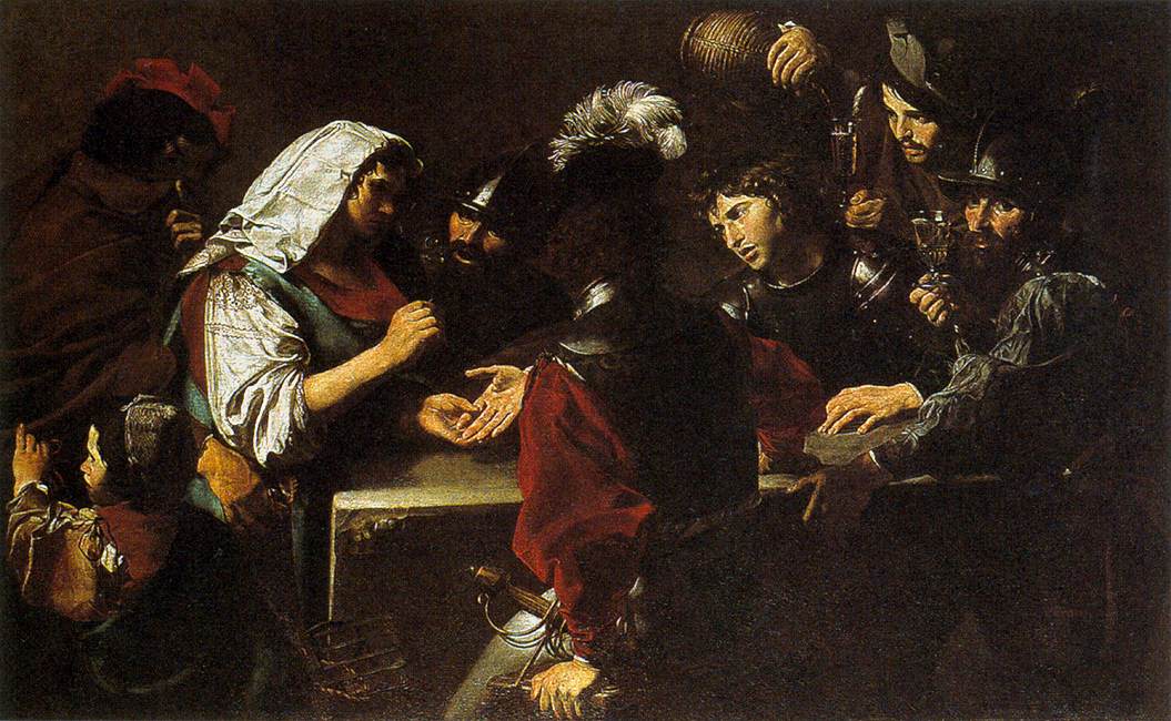 The Fortune Teller by VALENTIN DE BOULOGNE