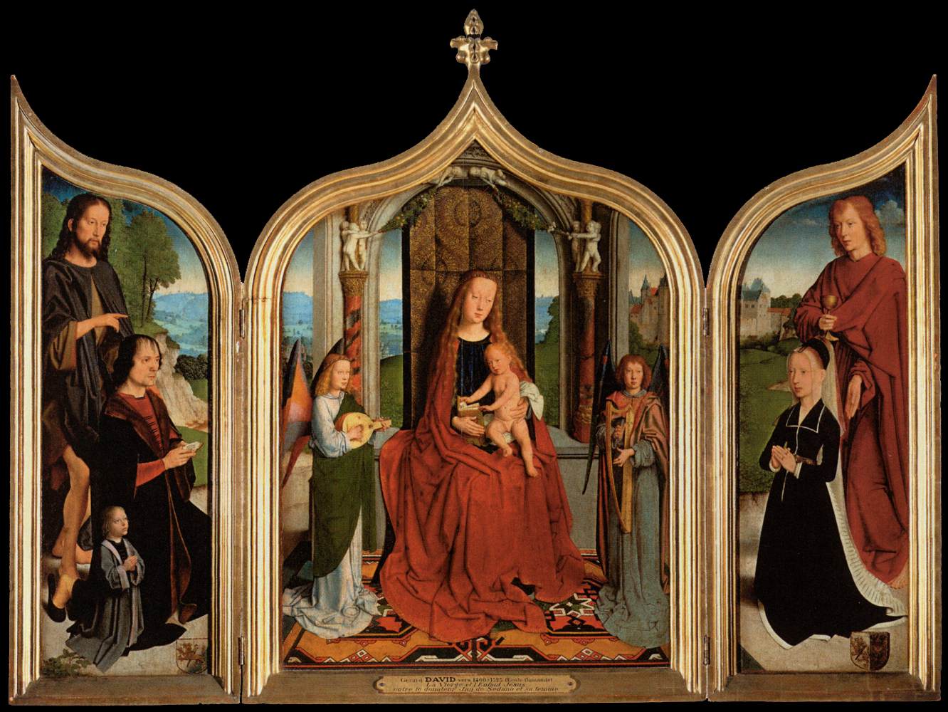 Triptych of the Sedano Family by