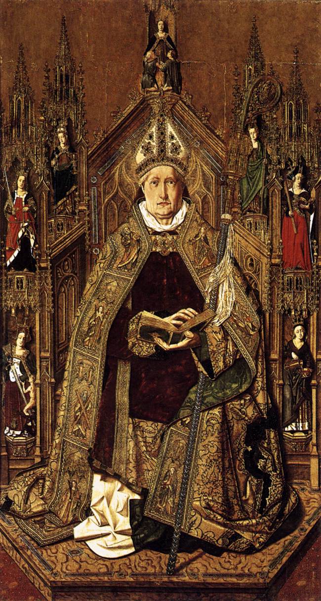 St Dominic Enthroned in Glory by