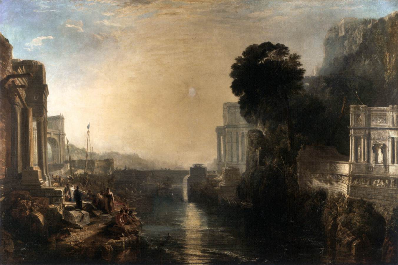 Dido Building Carthage or the Rise of the Carthaginian Empire by TURNER, Joseph Mallord William