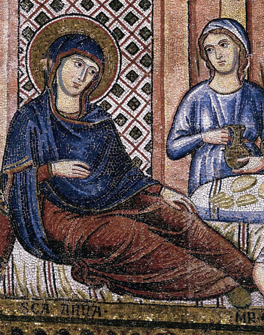 Nativity of the Virgin (detail) by