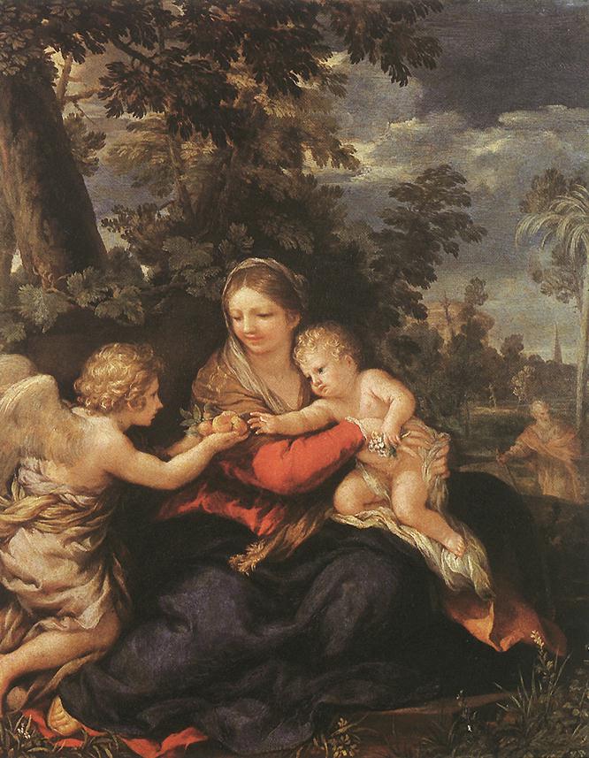 Holy Family Resting on the Flight to Egypt by CORTONA, Pietro da