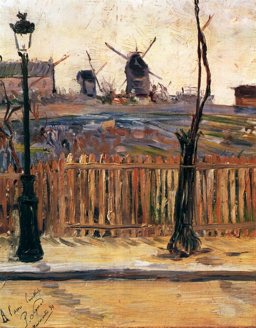 Rue Caulaincourt: Mills on Montmartre by SIGNAC, Paul